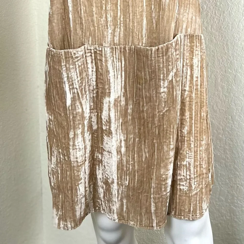 Anthropologie Floreat Crushed Velvet Dress